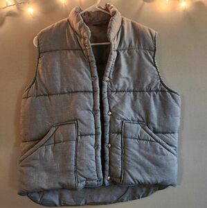 Blue Puffy Vest